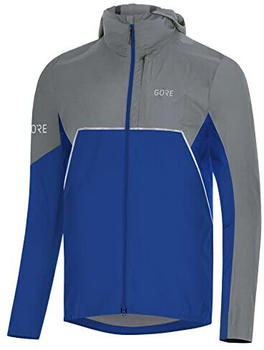 Gore R7 Partial Gore-Tex Infinium Hooded Jacket blue/lab Gray