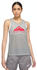 Nike Dri FIT Trail Running Tanktop Women (DM7571) lt smoke grey/grey fog/crimson