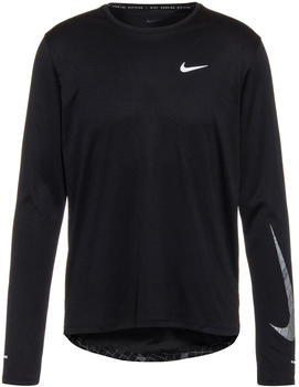 Nike Running Top Dri-FIT Miler (DQ6493) black/reflective silver