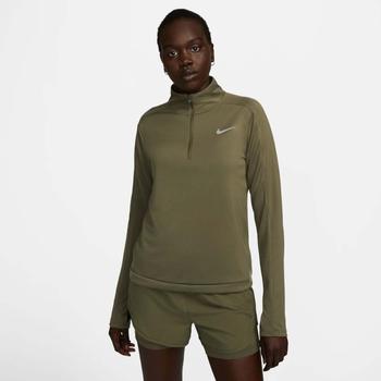 Nike Dri-FIT Pacer 1/4 Zip (DQ6377)Medium Olive/Reflective Silver
