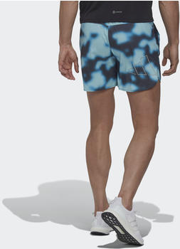 Adidas Run Icons Logo Graphic AOP Shorts (HF8758) multicolor / almost blue / legend ink