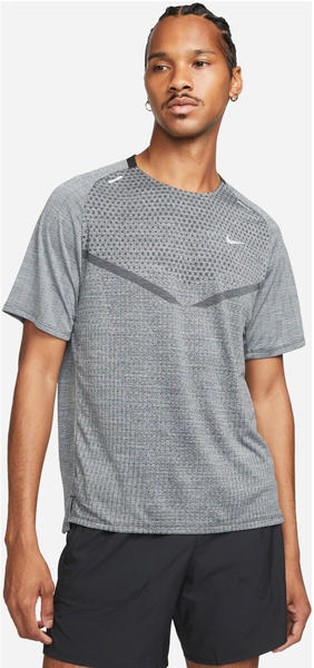 Nike Dri FIT ADV TechKnit Ultra short sleeves Shirt (DM4753) black/smoke grey/reflective silver