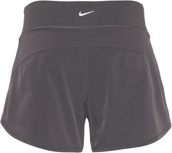 Nike Dri-FIT Bliss Mid-Rise 3 Inch Women's Shorts (DX6022) medium ash/reflective silver