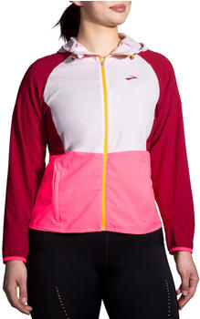 Brooks Canopy Women's Running Jacket (221521633) razzmatazz/quartz/hyper pink