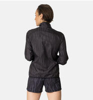 Odlo 313951-15000, Odlo Essential Light Print Laufjacke Damen-Schwarz, Gr&ouml;&szlig;e XS