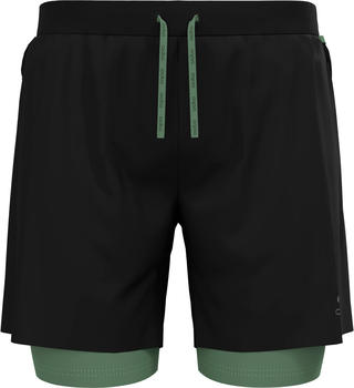 Odlo The X-Alp 6-Inch 2-In-1 Trail Running Shorts (323452) black/loden frost
