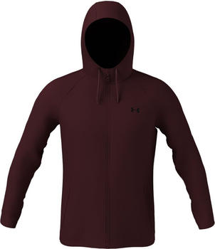 Under Armour Men's UA Woven Perforated Windbreaker Jacket chestnut red/black