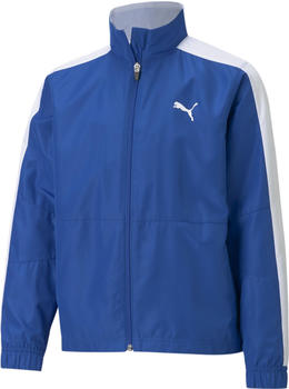 Puma Youth Cross The Line Warm Up Jacket 2.0 Y team power blue/white