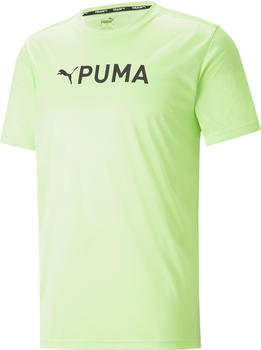 Puma Men Fit Logo Tee CF Graphic fizzy lime