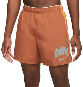 Nike Dri-FIT Run Division Challenger 5 Inch Men's Shorts (DX0837) orange
