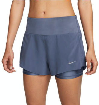 Nike Dri-FIT Swift Mid-Rise 3in1 Women's Shorts (DX1029) diffused blue