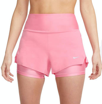 Nike Dri-FIT Swift Mid-Rise 3in1 Women's Shorts (DX1029) rose