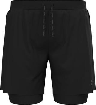 Odlo The X-Alp 6-Inch 2-In-1 Trail Running Shorts (323452) black