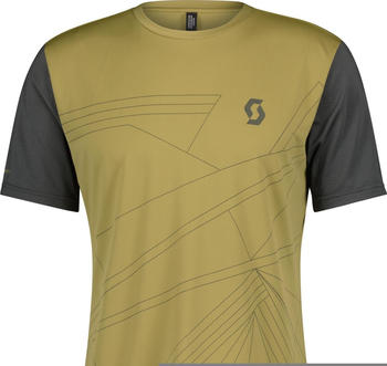 Scott Trail Flow Short-Sleeve Men's Shirt (289417) mud green/dark grey