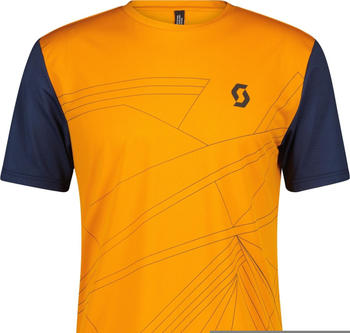 Scott Sports Scott Trail Flow Short-Sleeve Men's Shirt (289417) copper orange/midnight blue