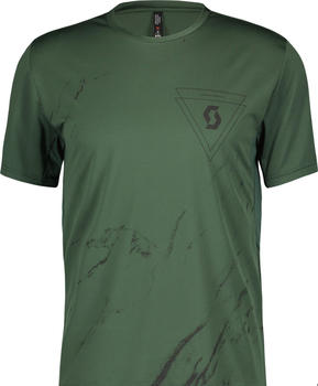 Scott Trail Flow Pro Short-Sleeve Men's Shirt (289418) smoked green/black