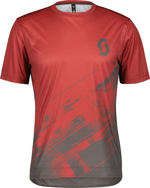 Scott Sports Scott Trail Vertic Short-Sleeve Men's Shirt (289419) tuscan red/dark grey