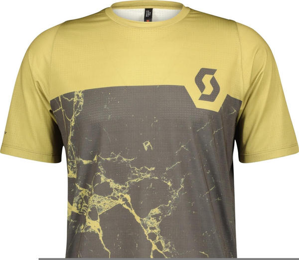 Scott Trail Vertic Pro Short-Sleeve Men's Shirt (289420) mud green/dark grey