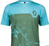 Scott Trail Vertic Pro Short-Sleeve Men's Shirt (289420) nile blue/smoked green
