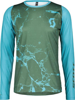Scott Trail Vertic Long-Sleeve Men's Shirt (289422) nile blue/smoked green