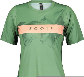 Scott Trail Vertic Short-Sleeve Women's Shirt (289440) glade green/crystal pink