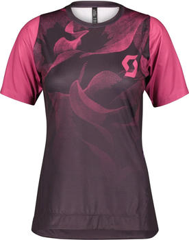 Scott Trail Vertic Pro Short-Sleeve Women's Shirt (289441) carmine pink/dark purple