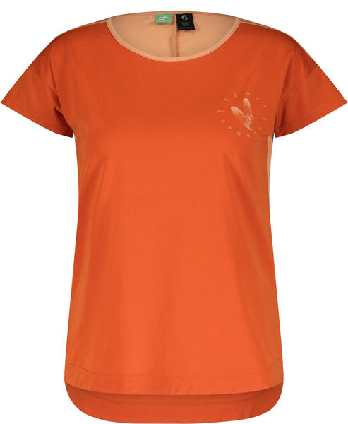 Scott Trail Flow Dri Short-Sleeve Women's Shirt (403115) braze orange/rose beige