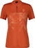 Scott Trail Flow Zip Short-Sleeve Women's Shirt (403117) braze orange/rose beige