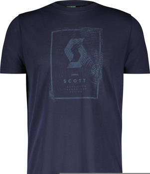 Scott Defined Dri Short-Sleeve Men's Shirt (403184) dark blue