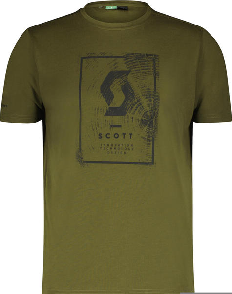 Scott Defined Dri Short-Sleeve Men's Shirt (403184) fir green