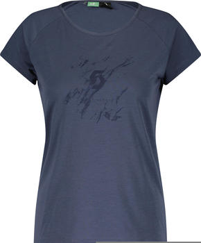 Scott Defined Dri Short-Sleeve Women's Shirt (403188) metal blue