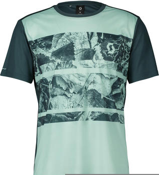 Scott Sports Scott Trail Flow Short-Sleeve Men's Shirt (403233) mineral green/aruba green