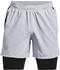 Under Armour Men's UA Launch 5'' 2-in-1 Shorts mod gray/black/reflective