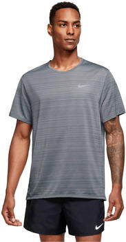 Nike Dri-FIT Miler short sleeve smoke grey/reflectiv silver