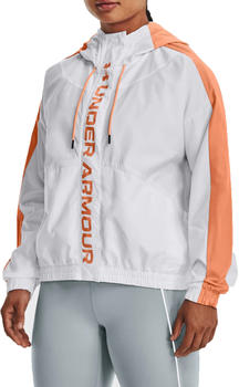 Under Armour UA RUSH Jacket textile Full Zip Women (1369845) white/mellow orange