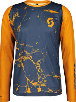 Scott Trail Vertic Long-Sleeve Men's Shirt (289422) copper orange/midnight blue