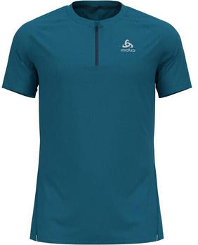 Odlo Axalp Trail 1/2 Zip short sleeves Shirt (313902) saxony blue