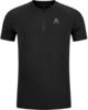 Odlo 313902-15000-S, Odlo The Axalp Half-zip Running T-shirt black (15000) S