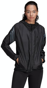 Adidas Run Icons 3-Stripes Windbreaker Women's Running Jacket (HC7976) black