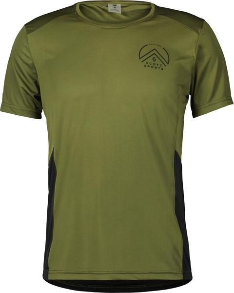 Scott Endurance Tech Short-Sleeve Men's Shirt (403248) fir green/black