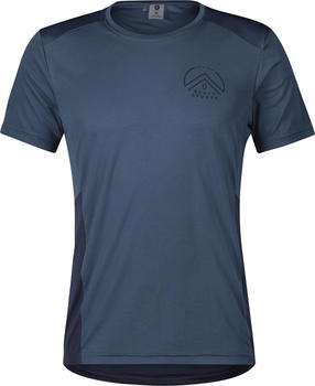 Scott Endurance Tech Short-Sleeve Men's Shirt (403248) metal blue/dark blue