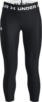 Under Armour Girls' Heatgear Armour Ankle Crop (1373950) black/white