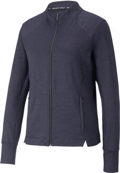 Puma W Cloudspun Heather Full Zip Jacket (537502) navy blazer heather