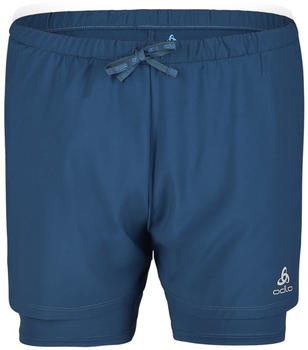 Odlo Essentials 3 Inch 2-In-1 Running Shorts (323071) blue wing teal