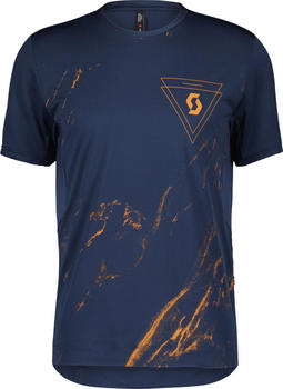 Scott Sports Scott Trail Flow Pro Short-Sleeve Men's Shirt (289418) midnight blue/copper orange