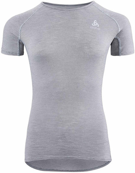 Odlo Damen X-Alp Performance Wool 115 Trailrunning-Shirt grey melange