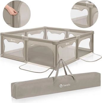 Lionelo Laufgitter Willow XL beige