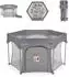 Cangaroo Playbox Reise-Laufstall klappbar, grau (Playbox)