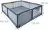 Relaxdays Laufstall mit 50 Bällen, 180x120x65cm, grau (10051358_901)
