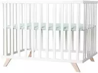 Roba 0242WEG240, Roba Laufgitter mit Holzf&uuml;ssen Lil Planet Weiss 75 x 100 cm (Buche,